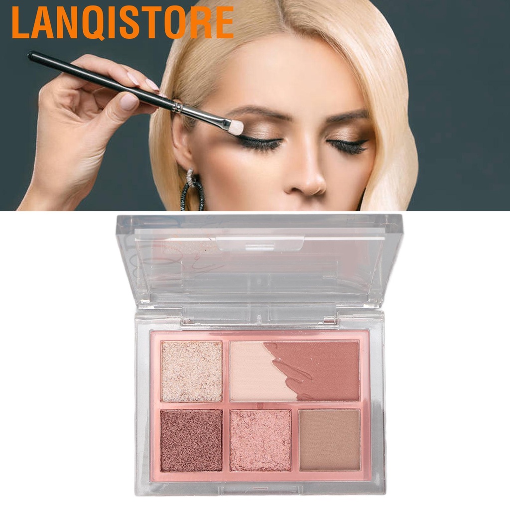 Bảng phấn mắt 6 màu lì và ánh nhũ kết hợp 6g # 02
 | BigBuy360 - bigbuy360.vn