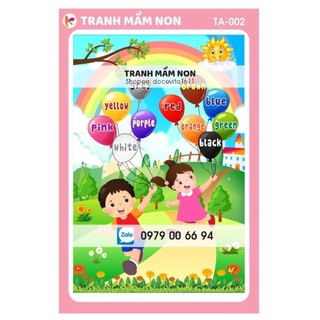 Decal trang trí phòng tiếng Anh TA-002