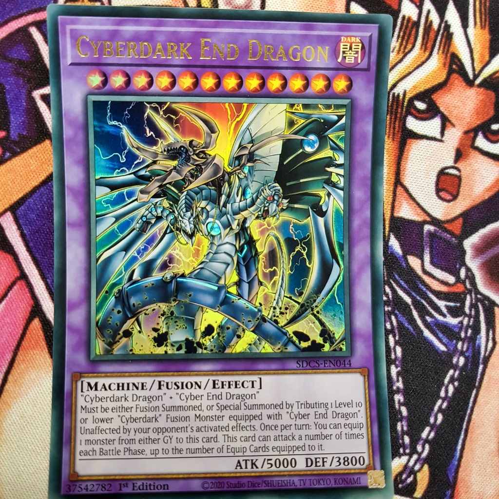 Thẻ bài Yugioh chính hãng | Cyberdark End Dragon | SDCS Ultra Rare