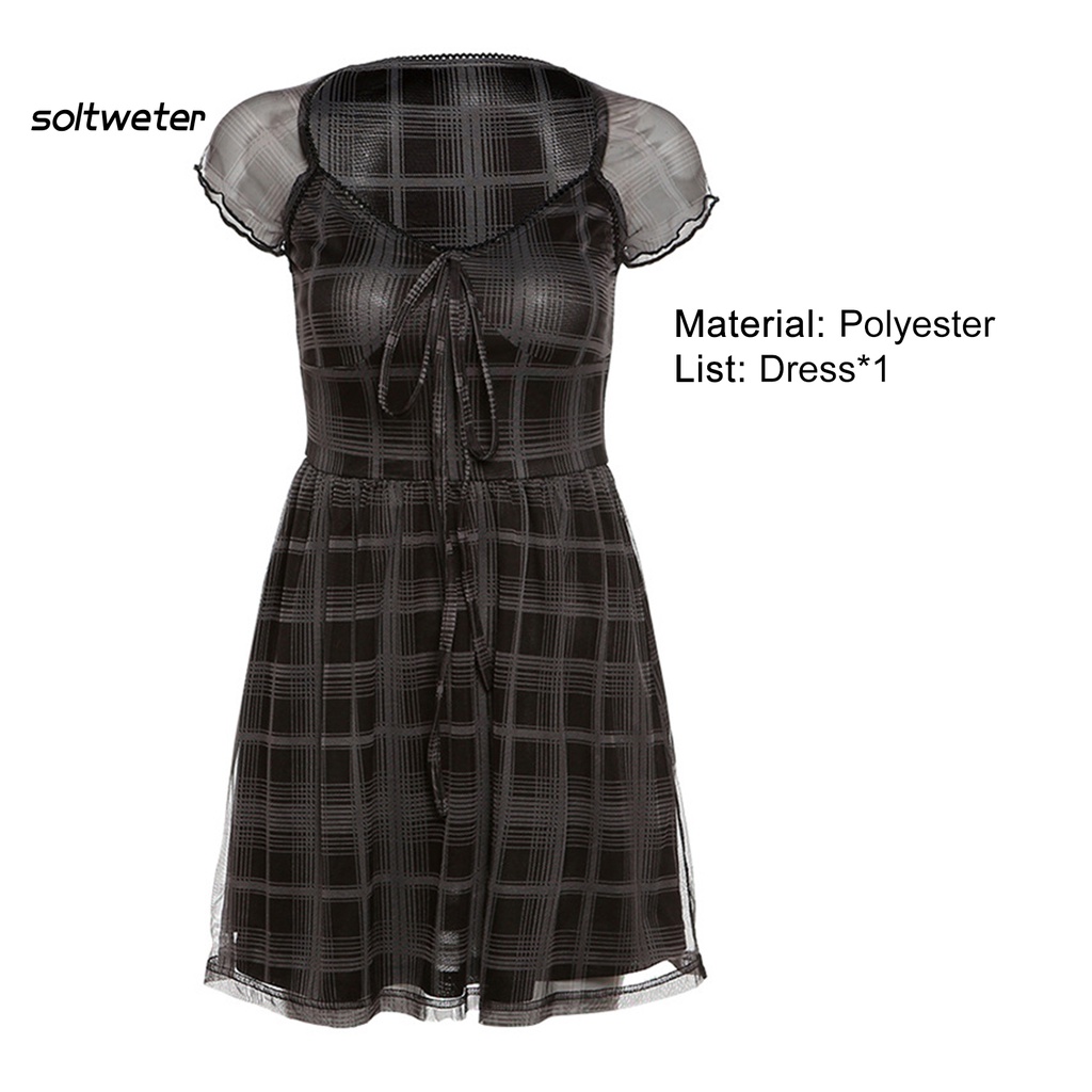 Đầm Ngắn Dáng Rộng Siêu Nhẹ Thời Trang Cho Nữ