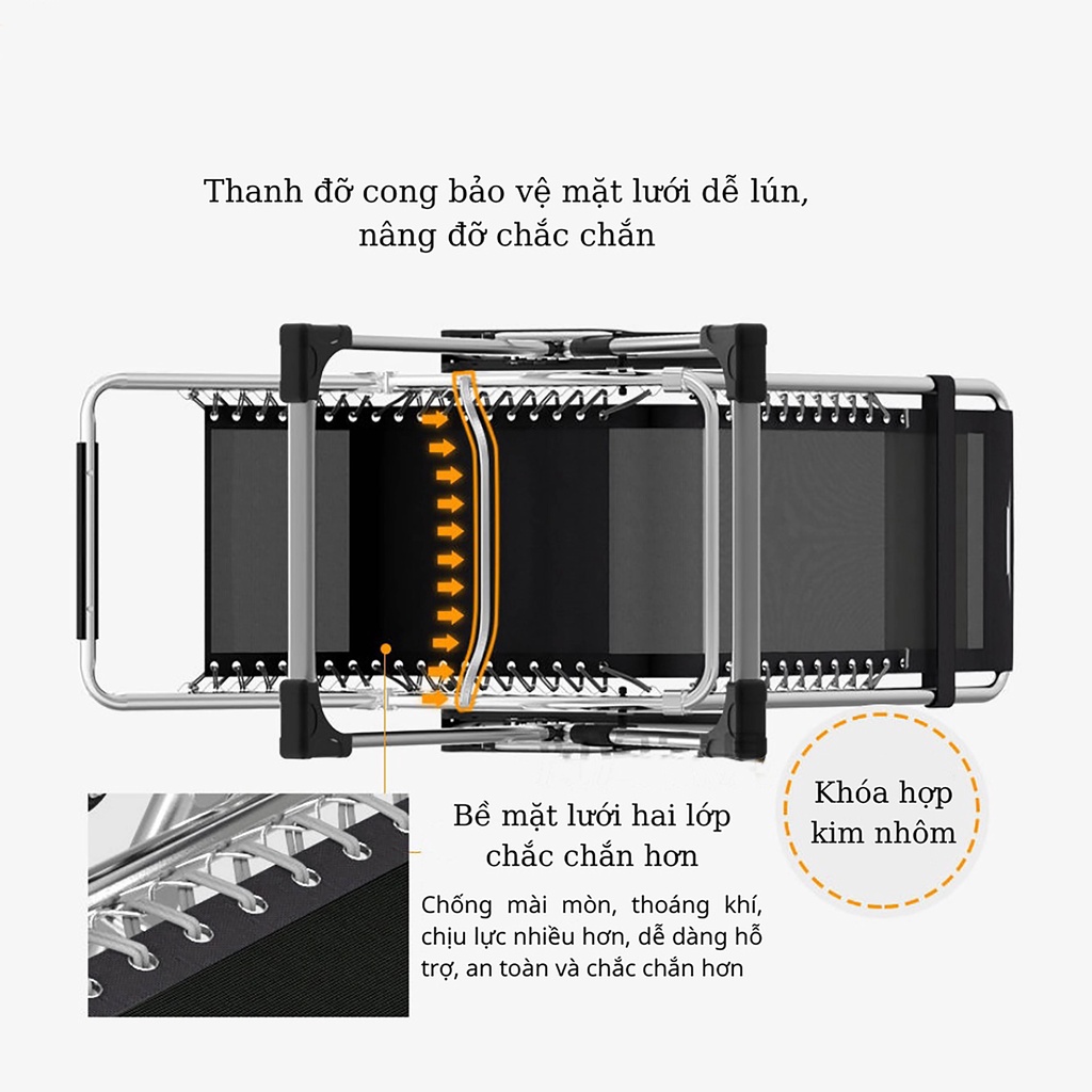 Ghế Thư Giãn Gấp Gọn Đa Năng Đọc Sách Nằm Ngủ Gia Đình, Ghế Xếp Có Thể Điều Chỉnh Tư Thế