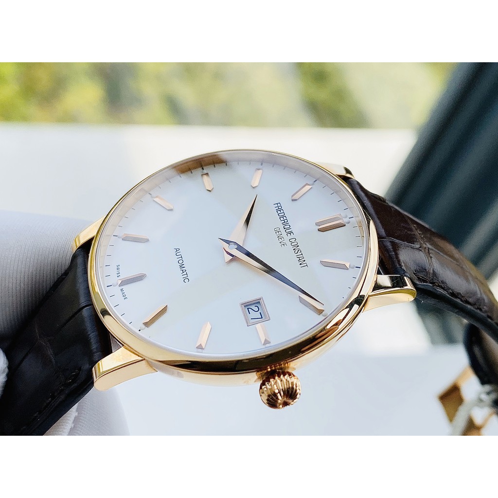 Đồng hồ nam chính hãng Frederique Constant FC-316V5B9 - Máy cơ tự động - Vỏ vàng 18k - Kính Sapphire nguyên khối