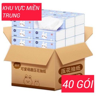 Thùng giấy ăn rút Thỏ trắng siêu dai siêu mịn