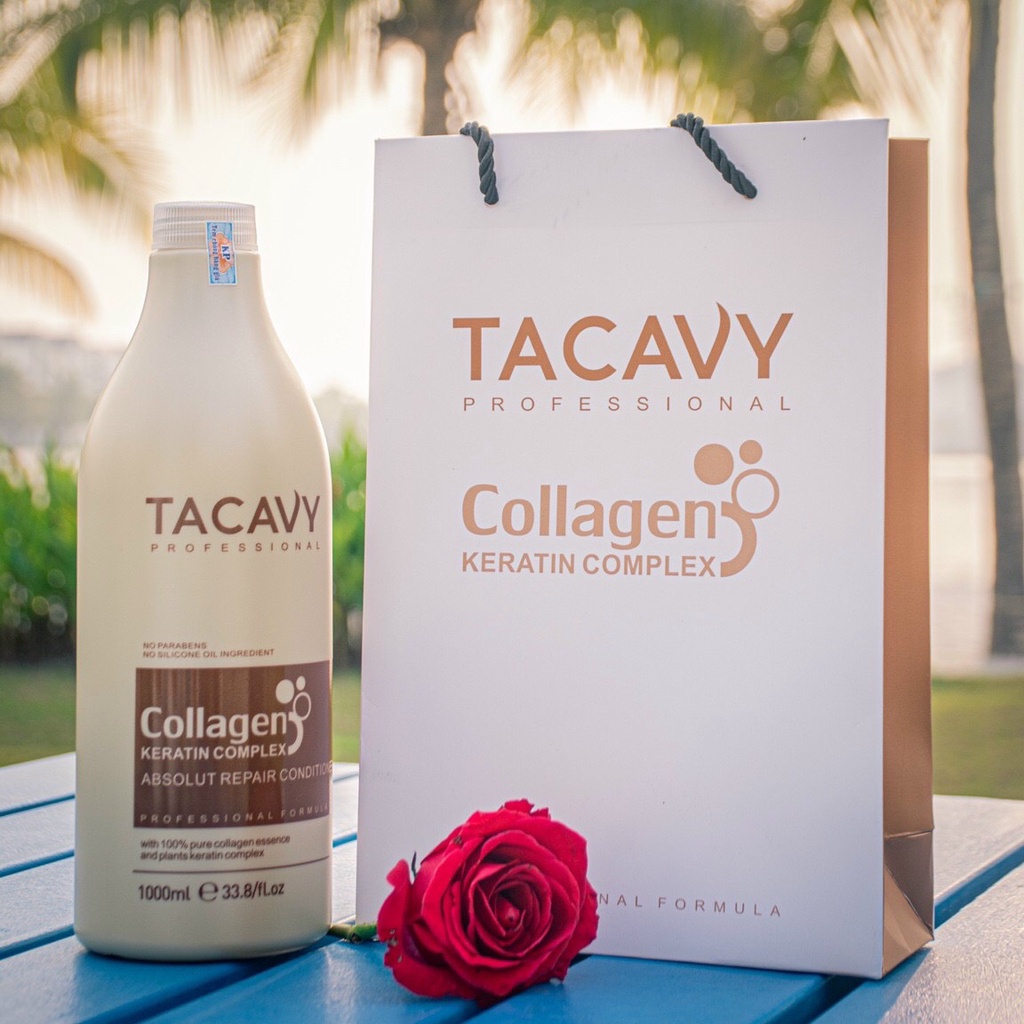 Cặp dầu gội xả TACAVY Collagen 1000ML PHỤC HỒI HƯ TỔN, KHÔ XƠ GÃY RỤNG ️️HÀNG CHÍNH HÃNG ALYA