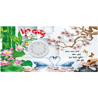 Tranh gắn đá vợ chồng YN5363