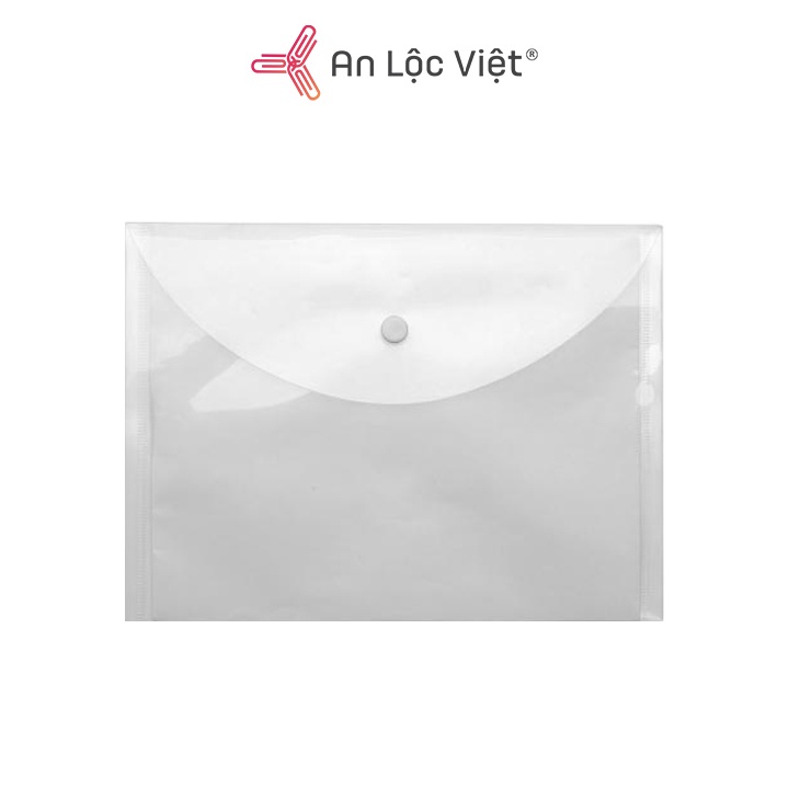 Combo 10 Bìa nút My Clear LD khổ A5 mép viền ép chắc chắn, chất liệu bìa dày đựng nhiều tài liệu