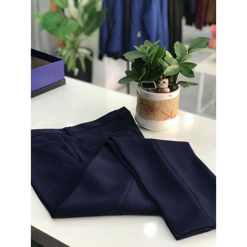 Quần âu nam màu tím than siêu sale