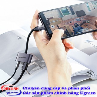 Cáp USB Type C to Audio 3.5mm và cổng sạc Ugreen 50596