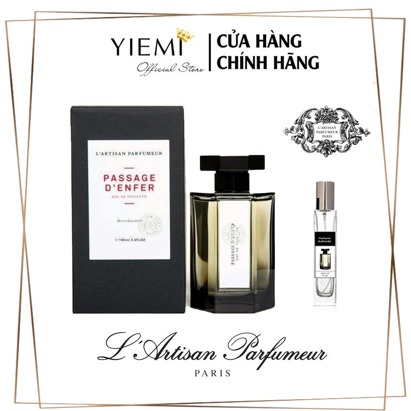 [𝘊𝘩𝘪́𝘯𝘩 𝘏𝘢̃𝘯𝘨] Nước hoa mini unisex Passage d'Enfer của hãng L`ARTISAN PARFUMEUR. mẫu thử (5/10/20ml)