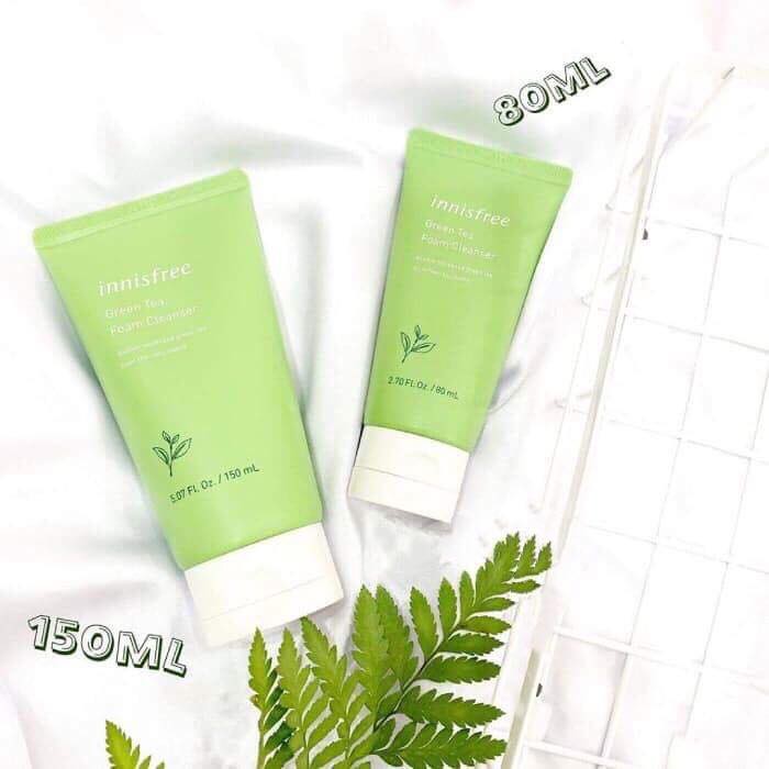 [NEW 2019] SỮA RỬA MẶT TRÀ XANH INNISFREE GREEN TEA FOAM CLEANSER 80ml