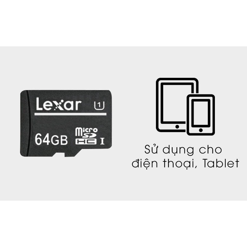 Thẻ nhớ Lexar 32GB , 64GB , 128GB Class 10 tốc độ 100Mb/s-Chính Hãng Mai Hoàng Phân Phối