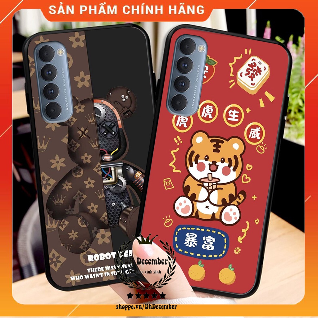Ốp lưng Oppo RENO 4 / RENO 4 PRO in hình 3D lucky, gấu Brick xinh xắn - KHÔNG NÊN BỎ LỠ