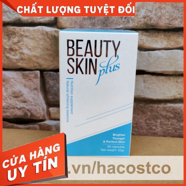 GIÀM GIÁ TỤT QUẦN Viên Uống Beauty Skin Plus 60 Viên của Mỹ - Hỗ Trợ Trắng Da, giảm nám GIÀM GIÁ TỤT QUẦN