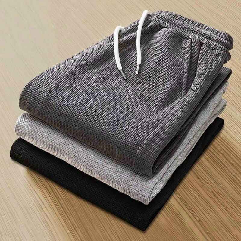 Quần jogger thể thao nam nữ chất tổ ong - Quần jogger unisex chất tổ ong bo gấu dày dặn, phong cách ulzzang