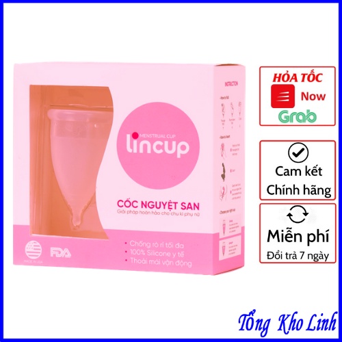 Combo Bộ Cốc Phụ Khoa Nguyệt San Lincup Chính Hãng Từ Mỹ