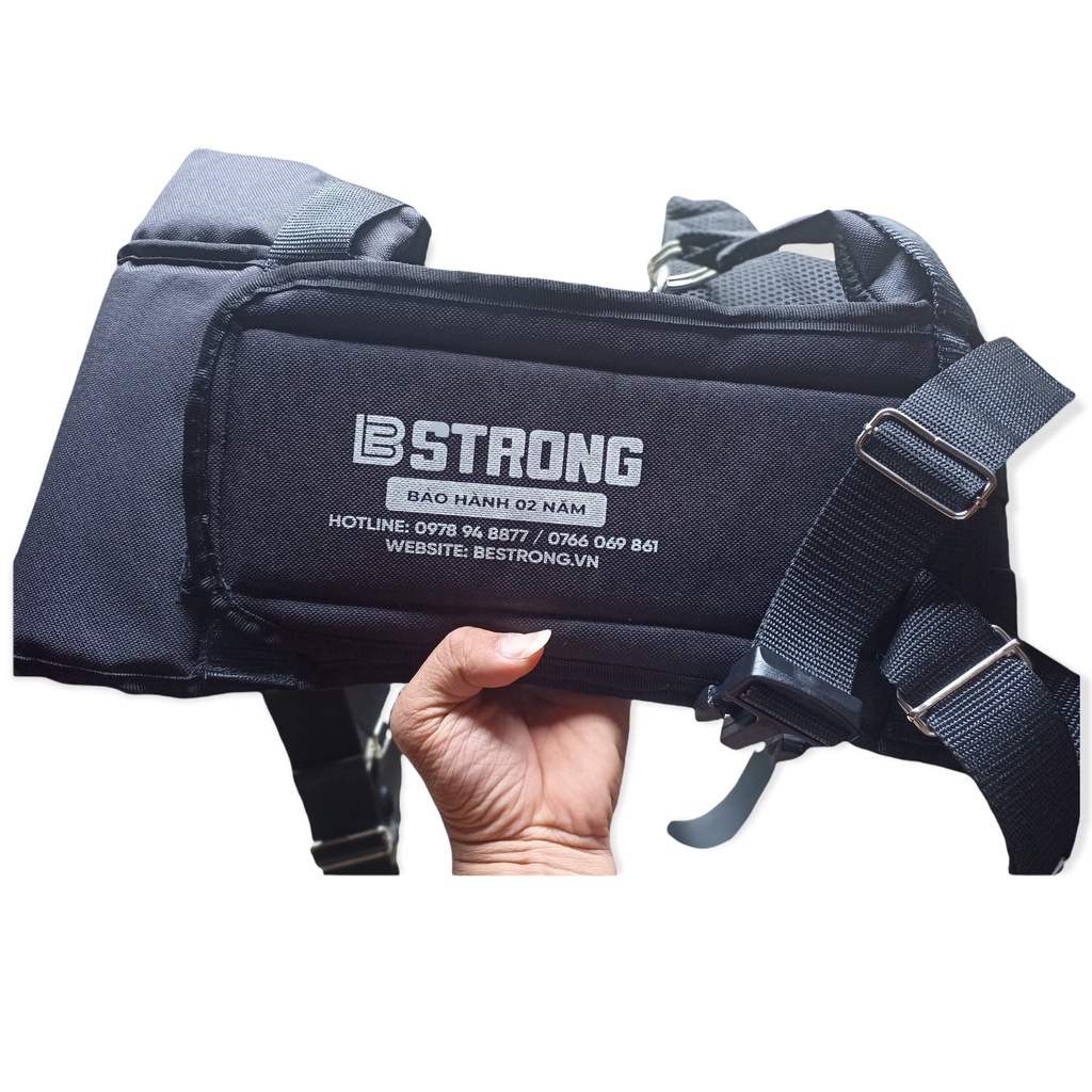 Đai Treo Xà Đơn Kéo Dãn Cột Sống - Có Đệm Nách Dày - Móc Sắt Loại Mới - Cải Thiện Thoát Vị, Thoái Hóa