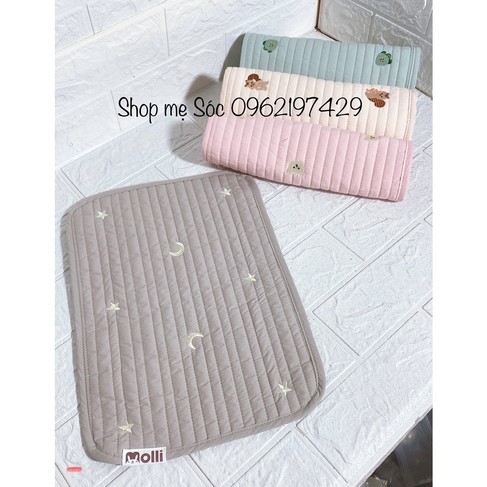Gối Lót Đầu Cho Bé Sơ Sinh Molli - HÀNG MADE IN VIỆT NAM CAO CẤP