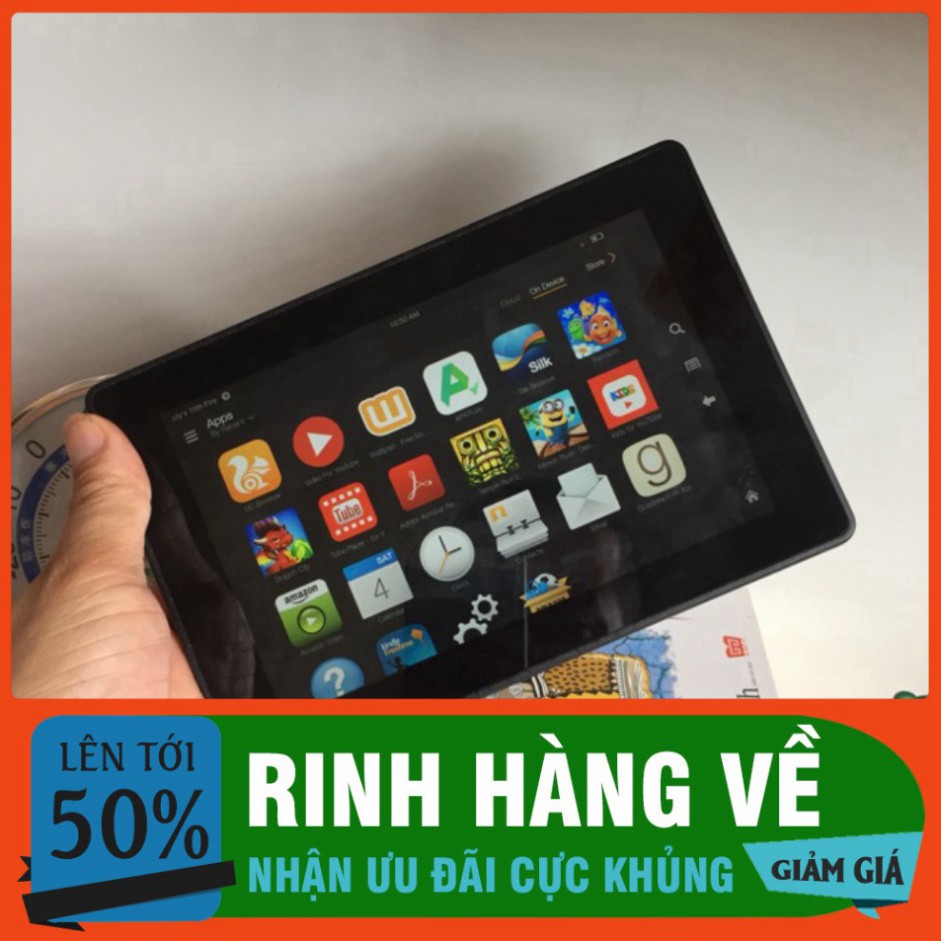 GIÁ TỐT NHẤT Máy tính bảng Amazon Kindle Fire HD7 2013 8GB/16GB WiFi $$$