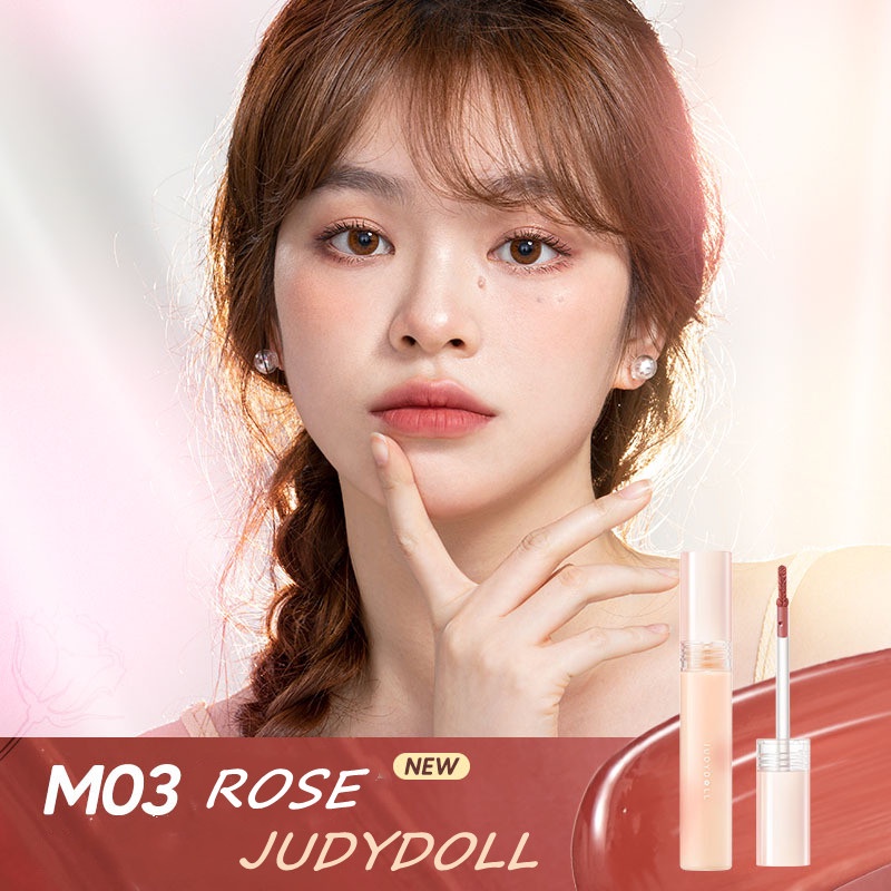Son môi Judydoll nhẹ nhàng màu trắng mờ thời trang mùa đông chất lượng cao