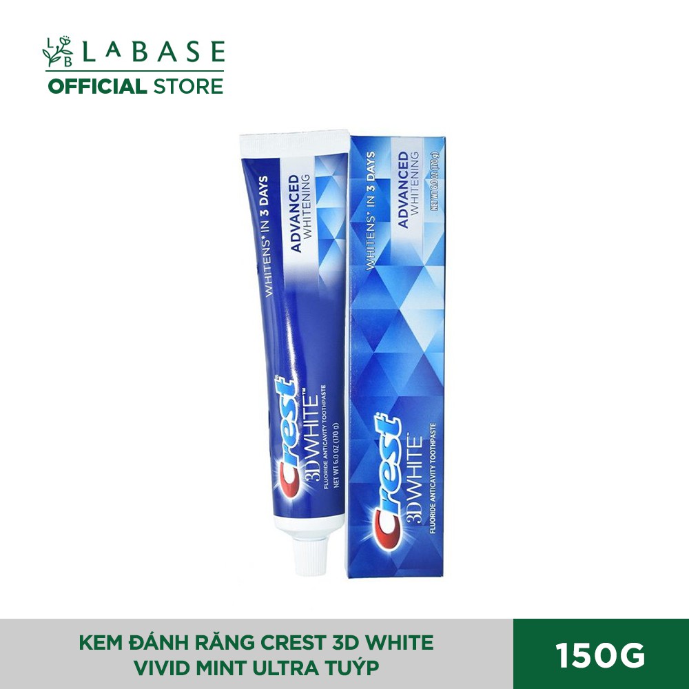 Kem Đánh Răng Crest 3D White Advanced Triple Whitening 158g