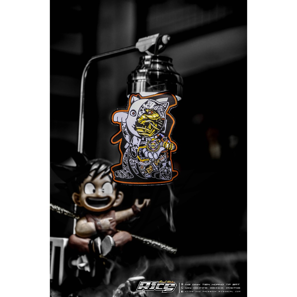 LOGO RICE STICKER DECAL COMBO