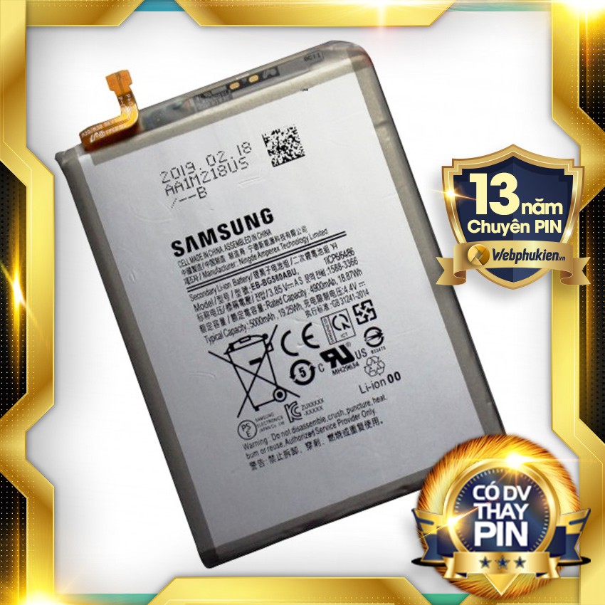 Pin Zin cho Samsung Galaxy M20 M30 M205F EB-BGS80ABU - 5000mAh