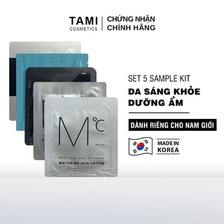 Set 5 gói sample kit MdoC Hàn Quốc chăm sóc da tiện lợi dành cho nam TM-MKIT05