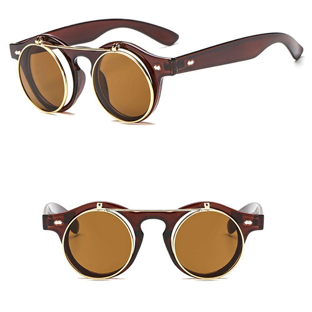 Kính Mát Gọng Tròn Chống Bức Xạ Chống Bức Xạ Phong Cách Hàn Quốc Thời Trang Cho Nam Và Nữ