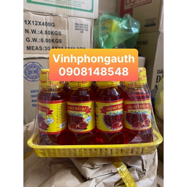 Dầu hạt điều đỏ Vinh Thành 100ml-250ml