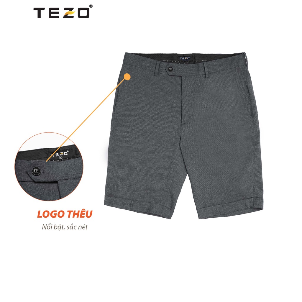 Quần ngố vải Tezo dáng thể thao phong cách năng động 2201QNVB02