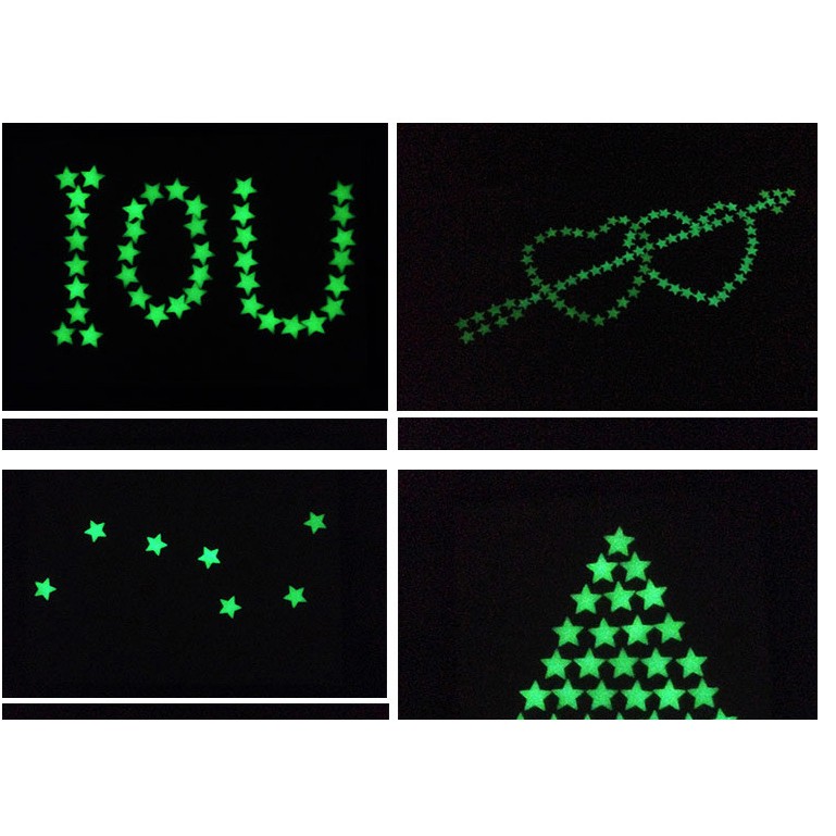 [Mã LIFEHLDEC giảm 10% đơn 99k] 100 ngôi sao dán tường dạ quang | BigBuy360 - bigbuy360.vn