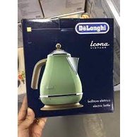 Ấm siêu tốc DELONGHI vintage retro, đủ 3 màu [HÀNG ĐỨC]