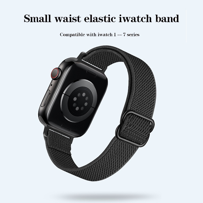 Dây Đeo Nylon Có Khóa Kim Loại Cho iwatch7 Series 6 / 5 / 4 / 3 / SE 41mm45mm Apple Watch 7 6 5 4 SE
