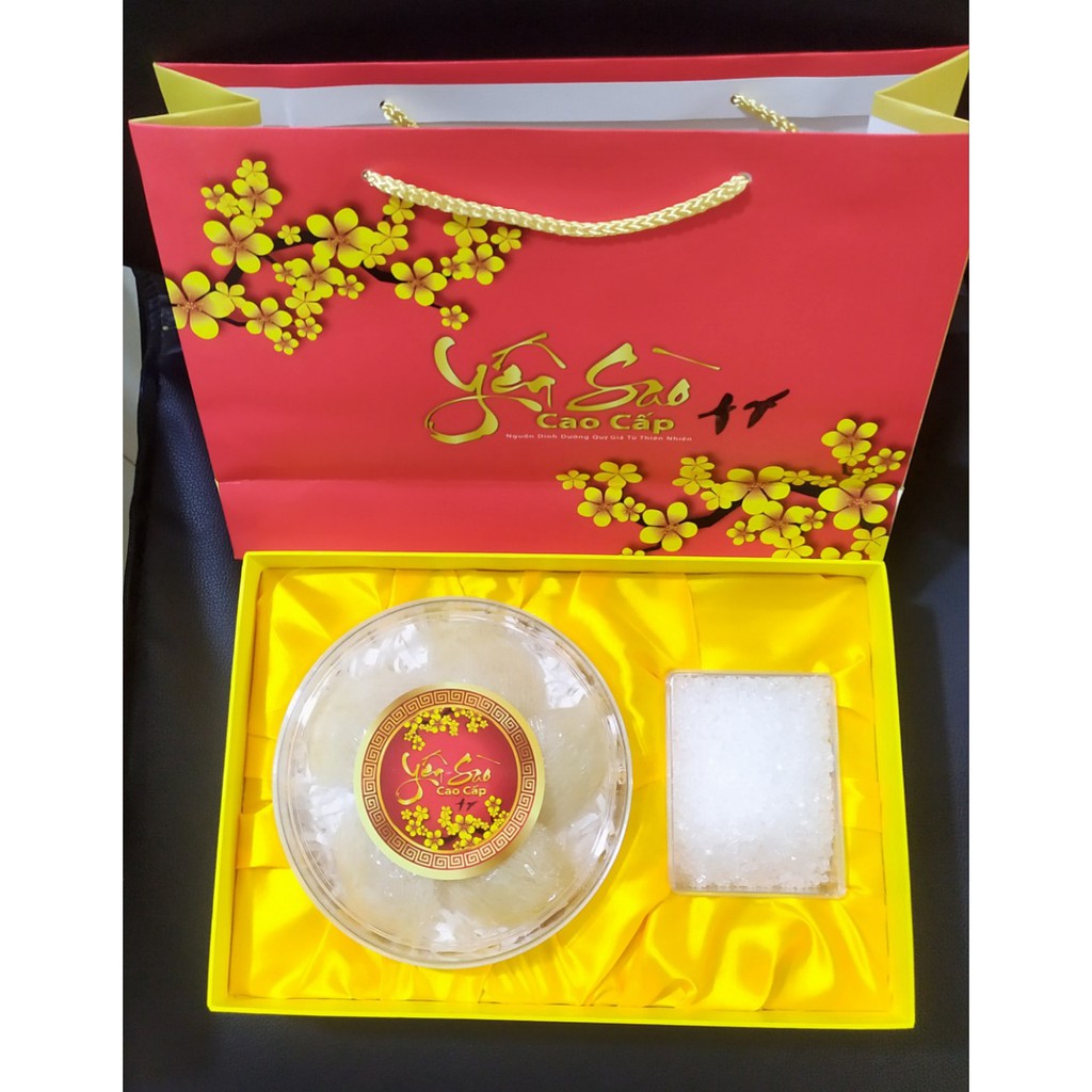Yến Sào Sạch Lông Kèm Bộ Hộp Quà - 50g