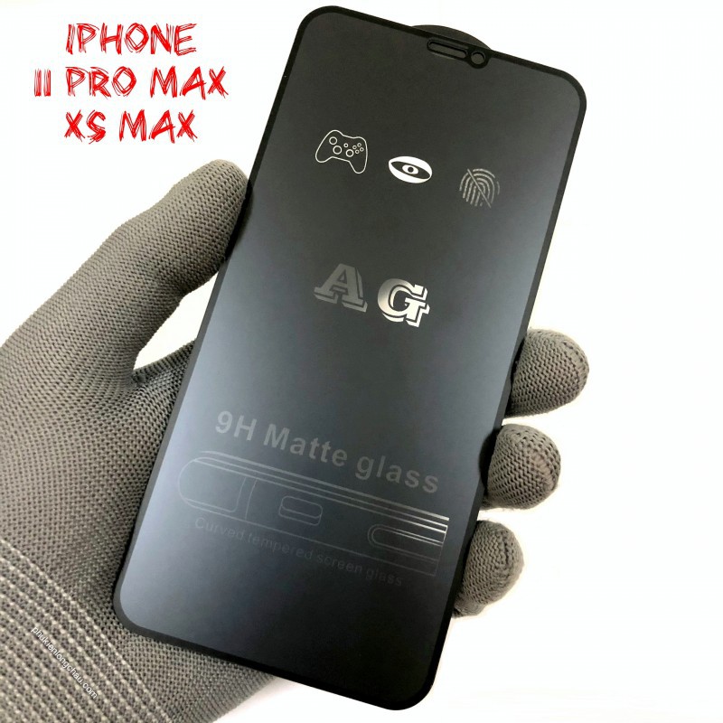 Kính cường lực iPhone Chống Bám Vân Tay ip 6/6s/6plus/6splus7/7plus/8/8plus/plus/x/xr/xs/11/12/pro/max/promax/xsmax/se
