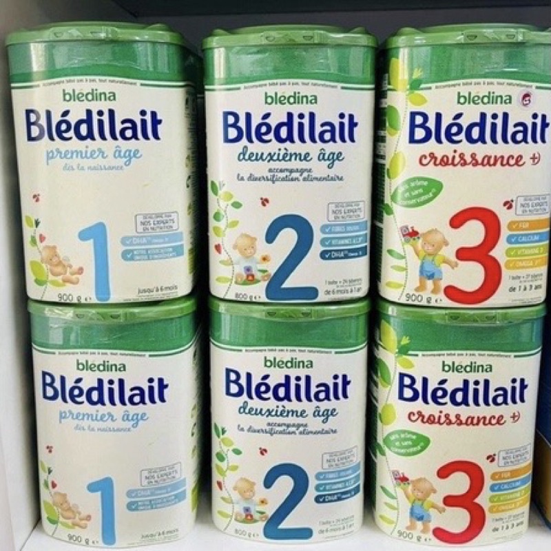 🎀SỮA BLEDILAIT BLEDINA 900g NỘI ĐỊA PHÁP ĐỦ SỐ 1,2,3