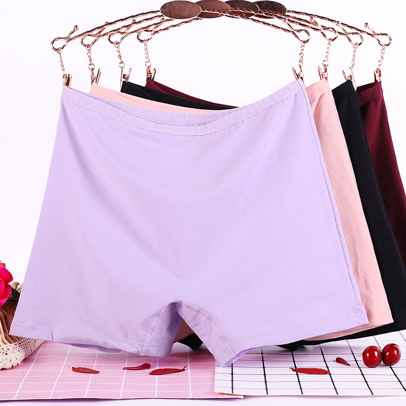 Quần lót boxer lưng cao co giãn cỡ lớn XL-6XL thời trang dành cho nữ