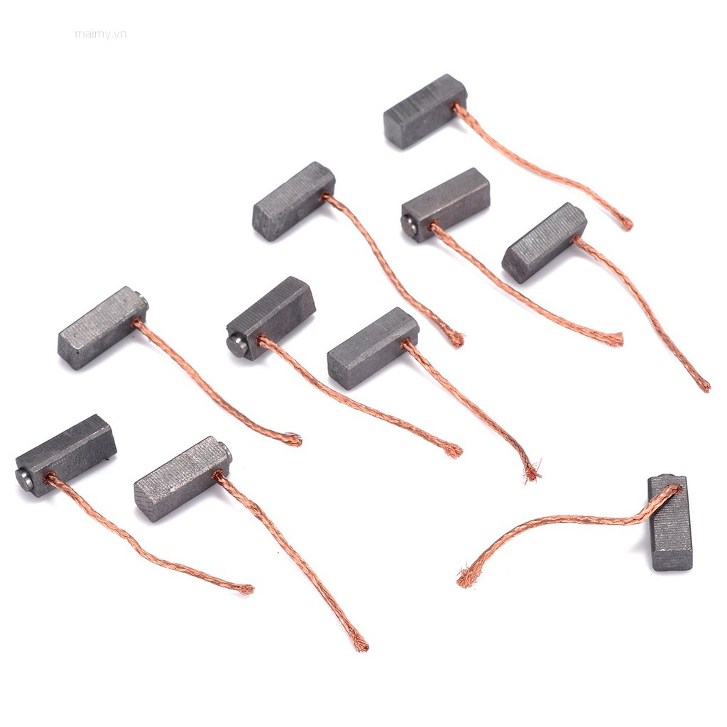 10 bàn chải động cơ chổi than 5 * 6 * 14mm cho máy chà nhám