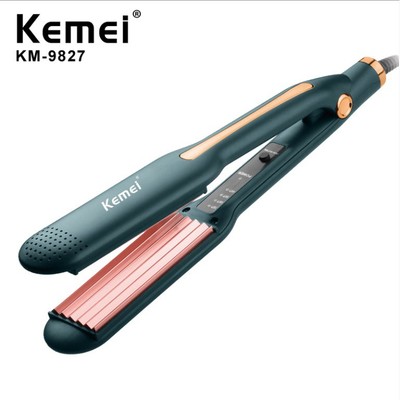 Máy Kẹp Tóc Duỗi Thẳng Tóc Kemei KM - 9827 Có 4 Mức Chỉnh Nhiệt