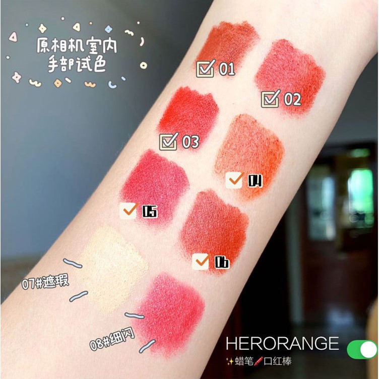 Son dưỡng môi li HERORANGE dạng lỏng không màu trong suốt chất lượng cao | BigBuy360 - bigbuy360.vn