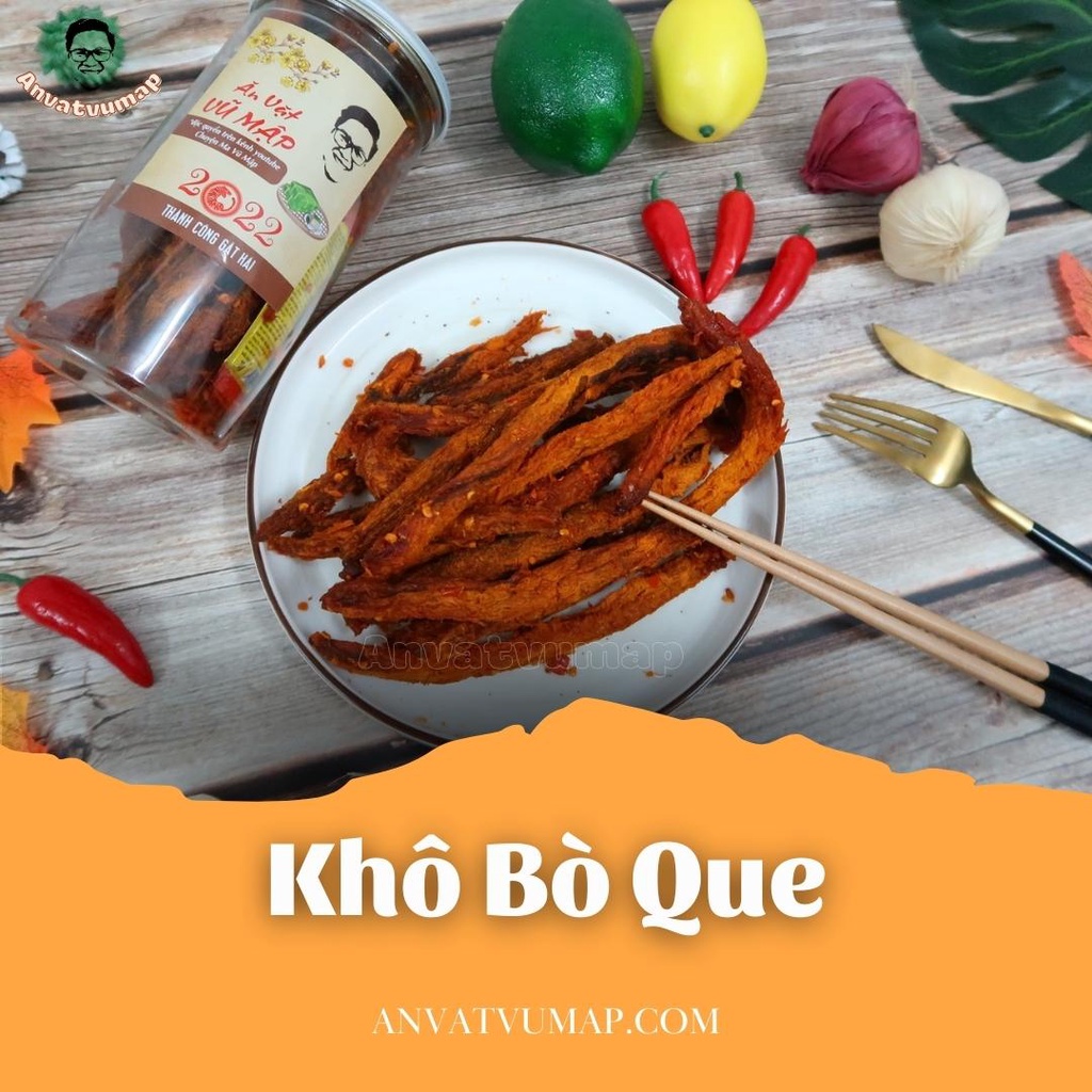 Khô Bò Que 300g Cay Mềm Cực Ngon Loại 1