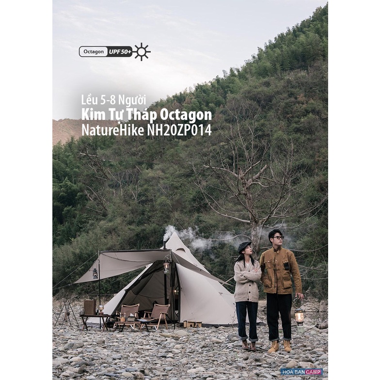 Thảm Lót NatureHike NH21PJ050 cho Lều Kim Tự Tháp NatureHike Octagon NH20ZP014