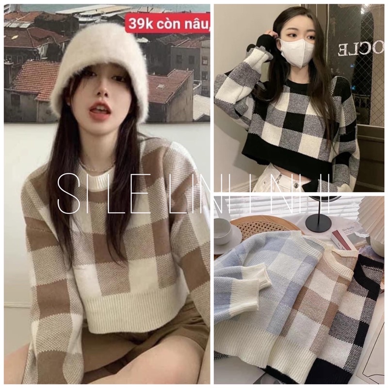 ✨Áo thu đông kẻ caro to 25kkkk 😱😱
