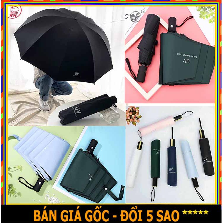 ❤️ GIÁ SỈ - LOẠI TỐT ❤️ Ô Dù chống tia UV 3 lớp mẫu mới ĐI NẮNG ĐI MƯA CHO NAM NỮ BÉ TRAI GÁI