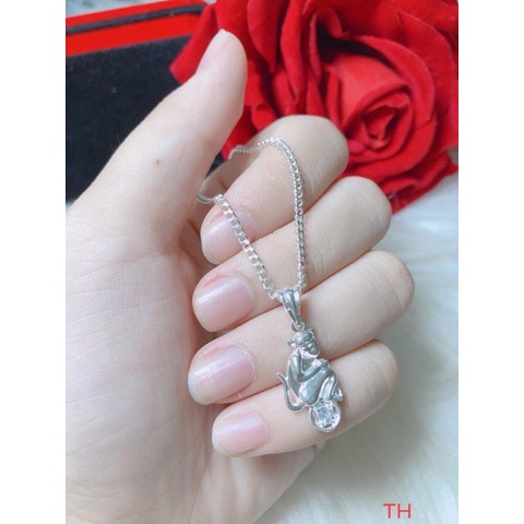 Dây chuyền mặt 12 con giáp chuẩn bạc ta cho bé - Kho sỉ bạc Nhất Linh