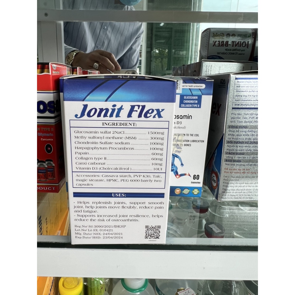 Viên Uống Đau Nhức Xương Khớp, Tăng Độ Dẻo Dai Cho Khớp Joint Flex Max- Hộp 50 Viên