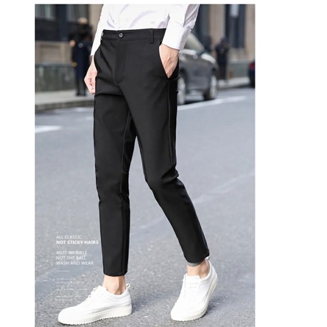 Quần Tây nam vải co giãn đi làm đi học big size người lớn trẻ em | BigBuy360 - bigbuy360.vn