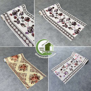 [ Khổ 50cm ] Khăn trải bàn 3D - giao màu ngẫu nhiên - [đặt 1 lần được 50cm, cắt liền thành 1 tấm dài tùy số lần đặt]