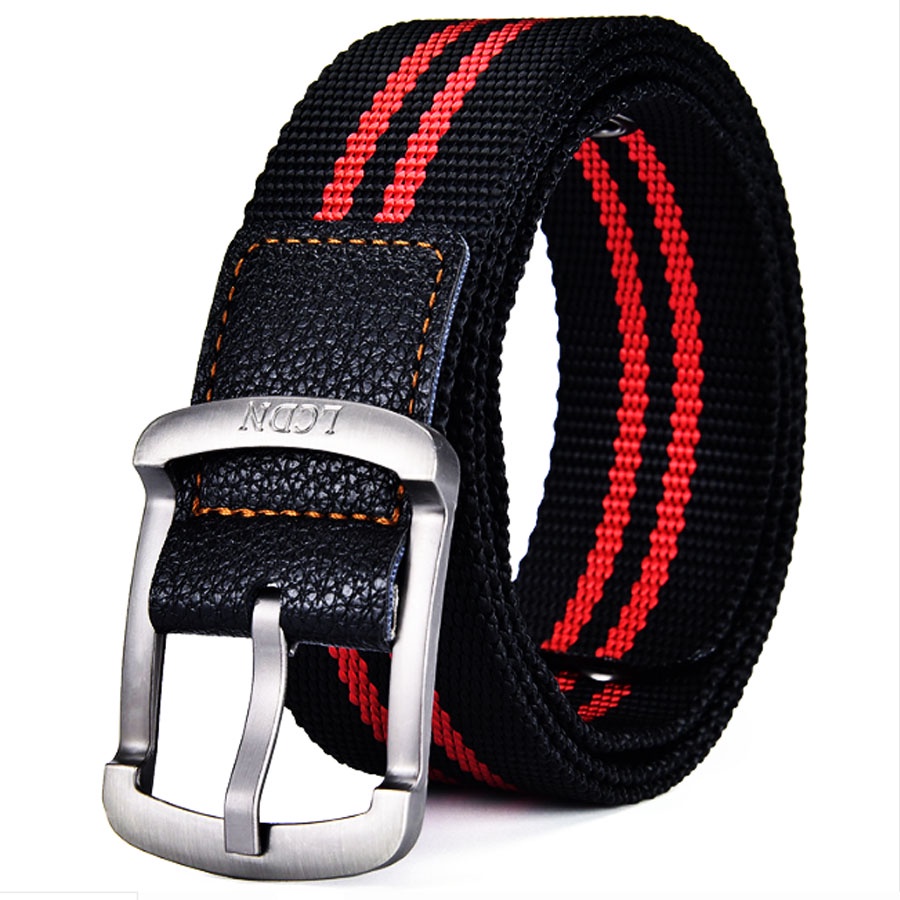 Thắt lưng nam chất liệu vải dù ,Size dài 110cm bền đẹp đầu khóa kim loại - mẫu M50k.