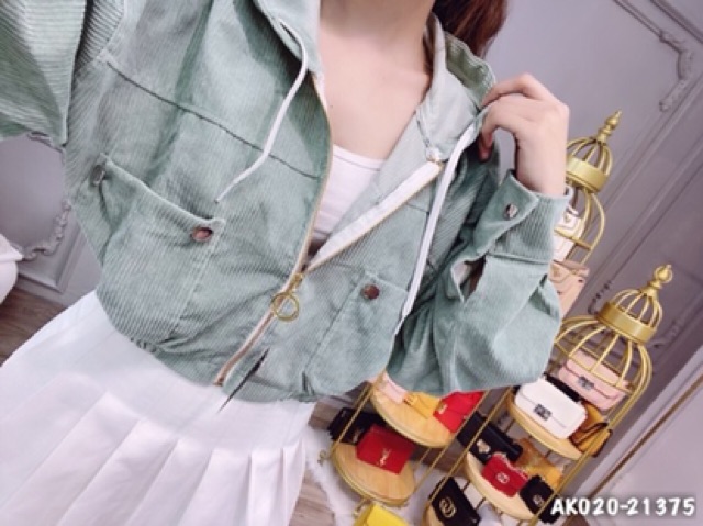 Áo Khoác Chống Nắng Nữ Kaki Nhung Qc Form Lửng Cánh Dơi (SỈ) Bomber Jackets Trơn TÚI KHÔNG NẮP -  AK1021 | BigBuy360 - bigbuy360.vn